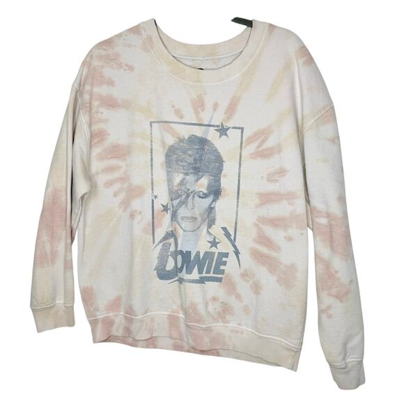 David Bowie Sweatshirt Women's Large - Picture 1 of 4